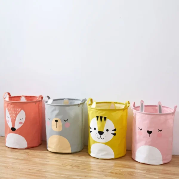 Panier de rangement pour vêtements, panier de rangement pour vêtements, décoration de maison, baril de rangement pour jouets d'enfants
