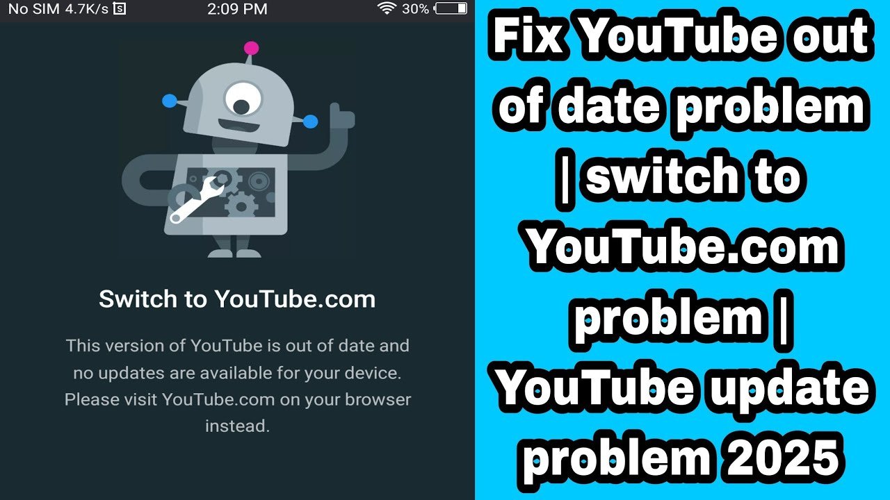 Fix YouTube out of date problem | switch to YouTube